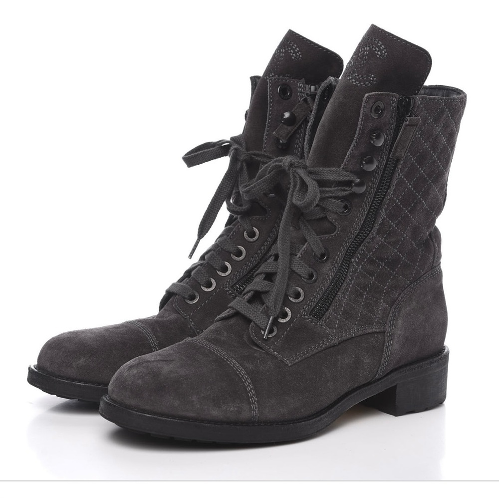 Chanel Combat Boots - Picture 2 of 12